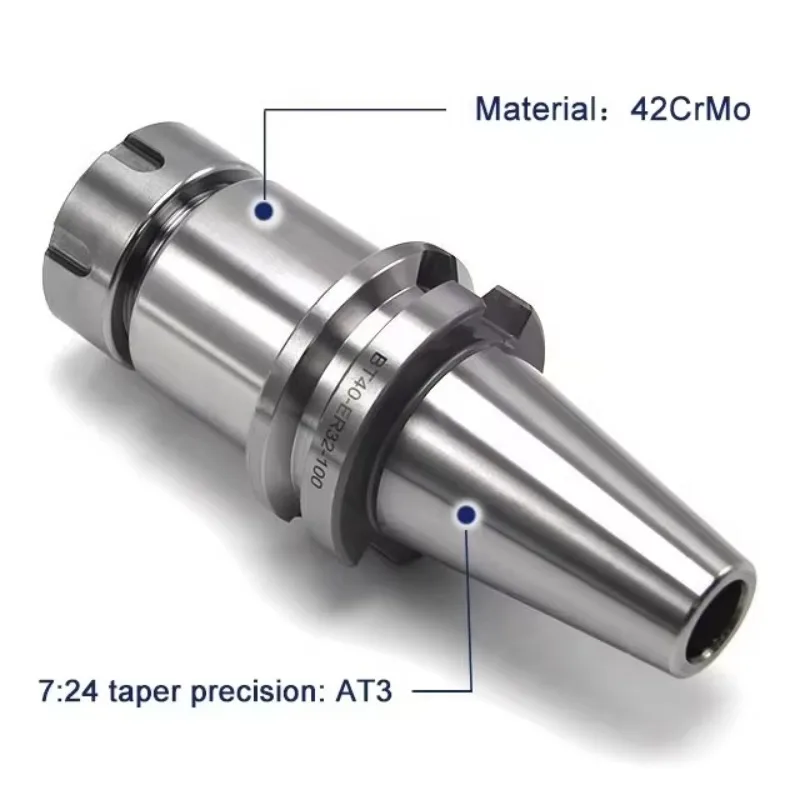 Hot Sale BT40 ER32 Tool Holder for CNC Machine with Milling Cutter