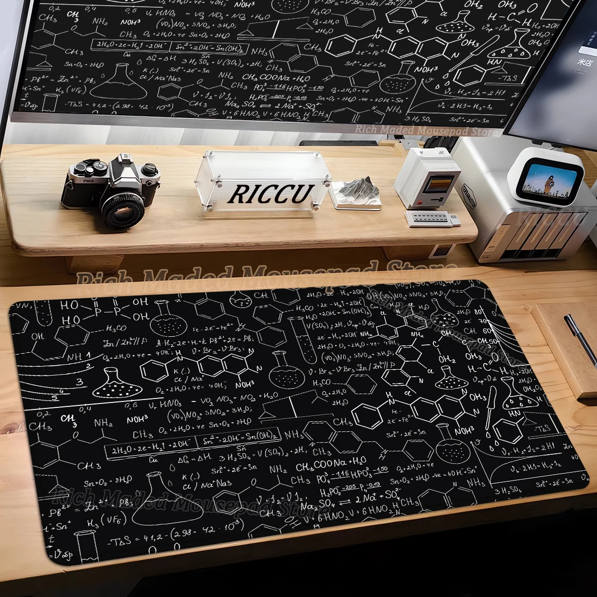 Equation Large Mouse Pad Pc Gamer Math Chemistry Physics Objects Deskmat Gaming Accessories Teclado Mat Office Laptop Mousepad