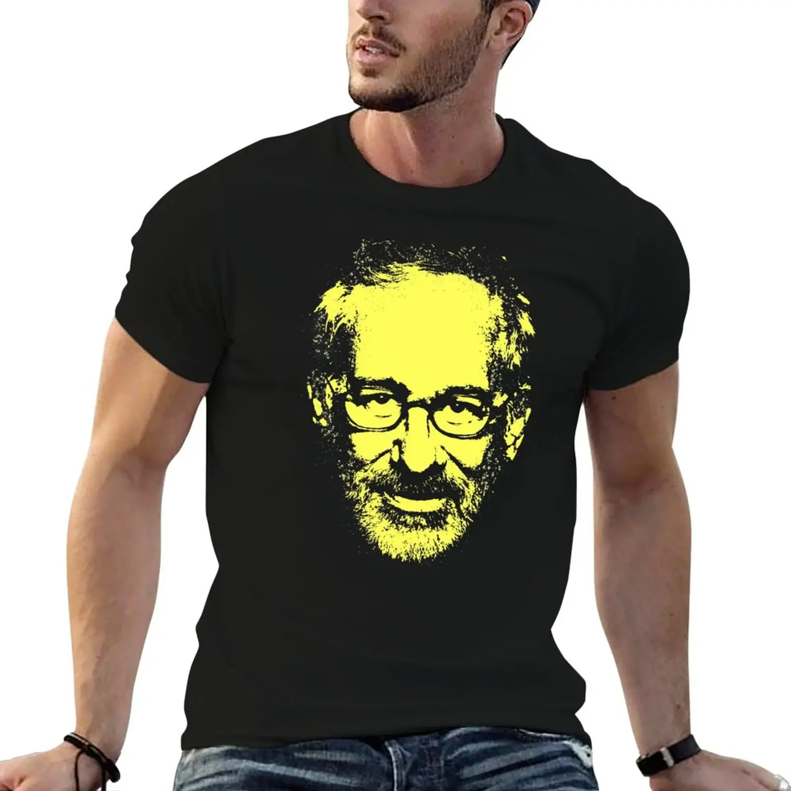 

Steven Spielberg Monotone T-Shirt baggy shirts plain cute tops heavyweight t shirts for men