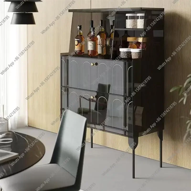 

MX Light Luxury Nordic Acrylic Sideboard Modern And Simple Pantry Cabinet Living Room Sofaside Wine Small Apartment Storage Cabi