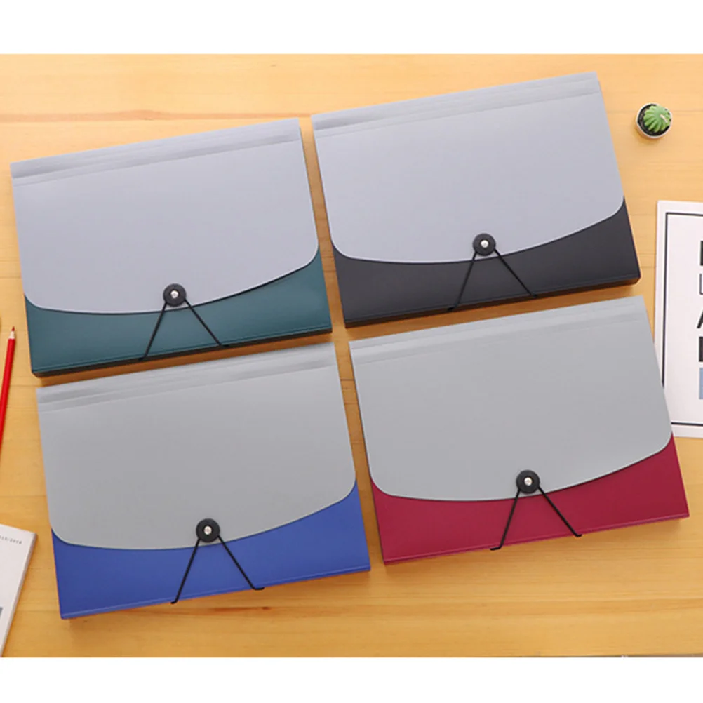 

1Pcs Accordion File Folder Expanding 13 Layers A4 Size Waterproof PP Material Office Filing Document Holder Colorful Labels