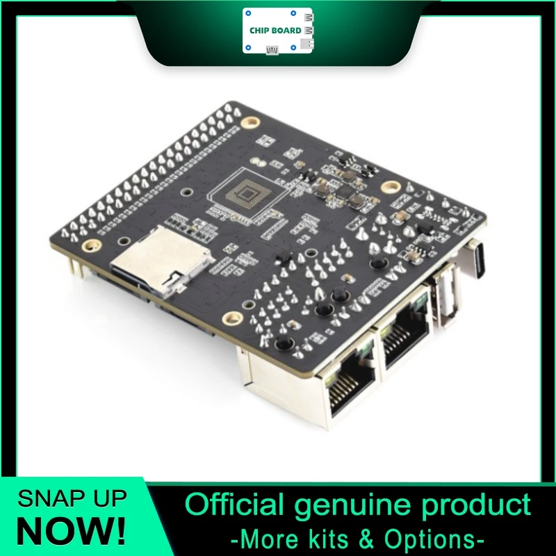 

Встраиваемая плата Waveshare Luckfox Lume, система Linux на базе Allwinner T153, два гигабитных порта, память DDR3 и флеш-память.