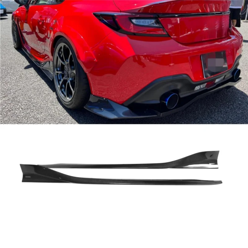 

For Toyota GR86 Subaru BRZ 2021+ Premium Real Carbon Va Ris Side Skirts