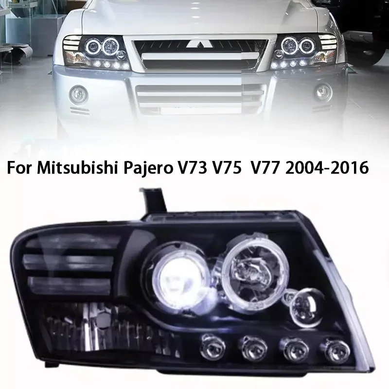 

Head Lights For Mitsubis Pajero V73 LED Headlight 2004-2016 Headlights Pajero V75 V77 DRL Turn Signal High Beam Projector Lens