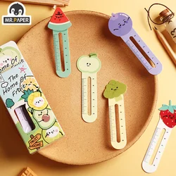 Mr. Paper 30pcs/box Cartoon Cute Gift School Supplies Creative Fruit Hand  Account  Materials Decorative Stationery Bookmark