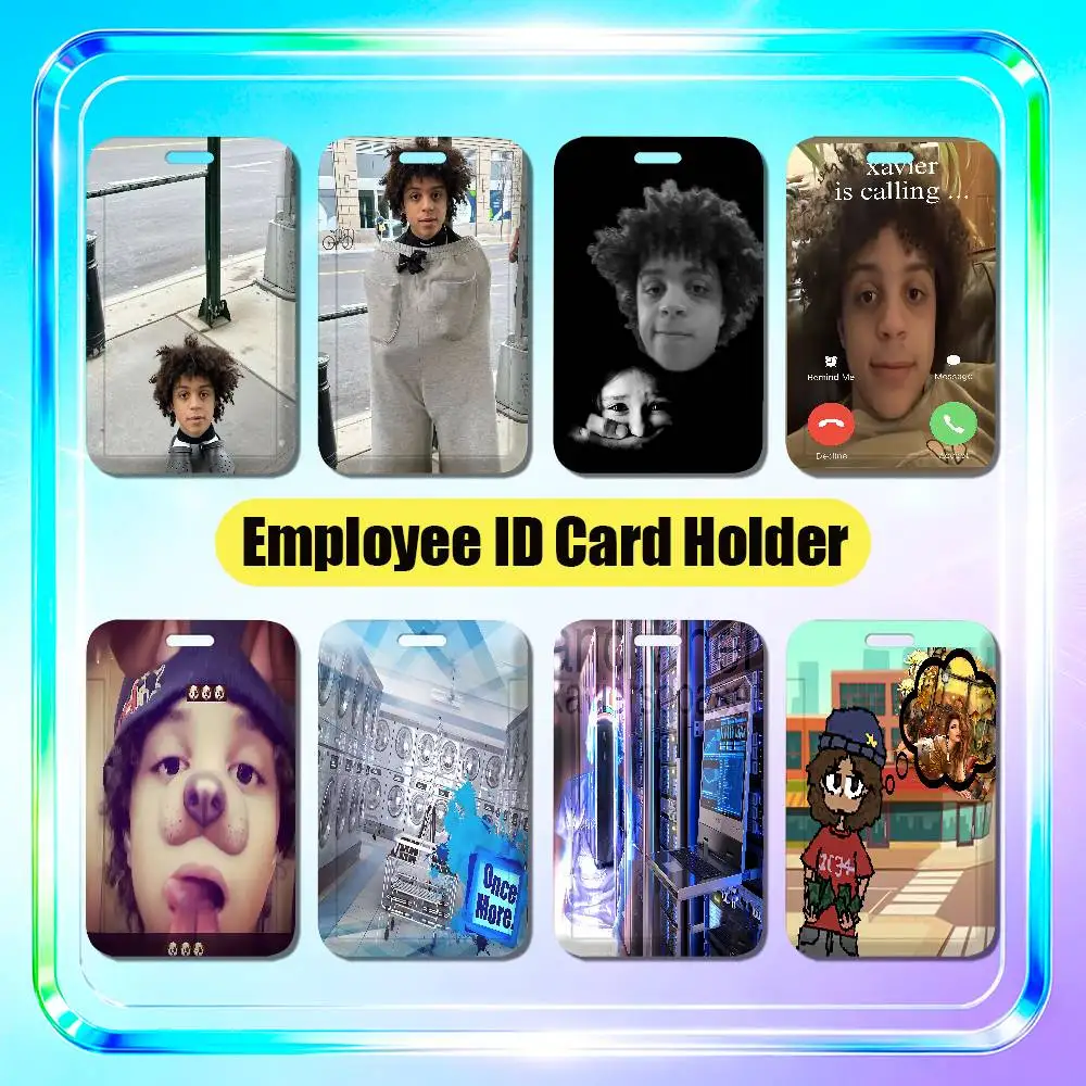 For X-Xaviersobased Employee ID Card Holder Office Badge Student Work Bank Credit Holders Hard Case Shell