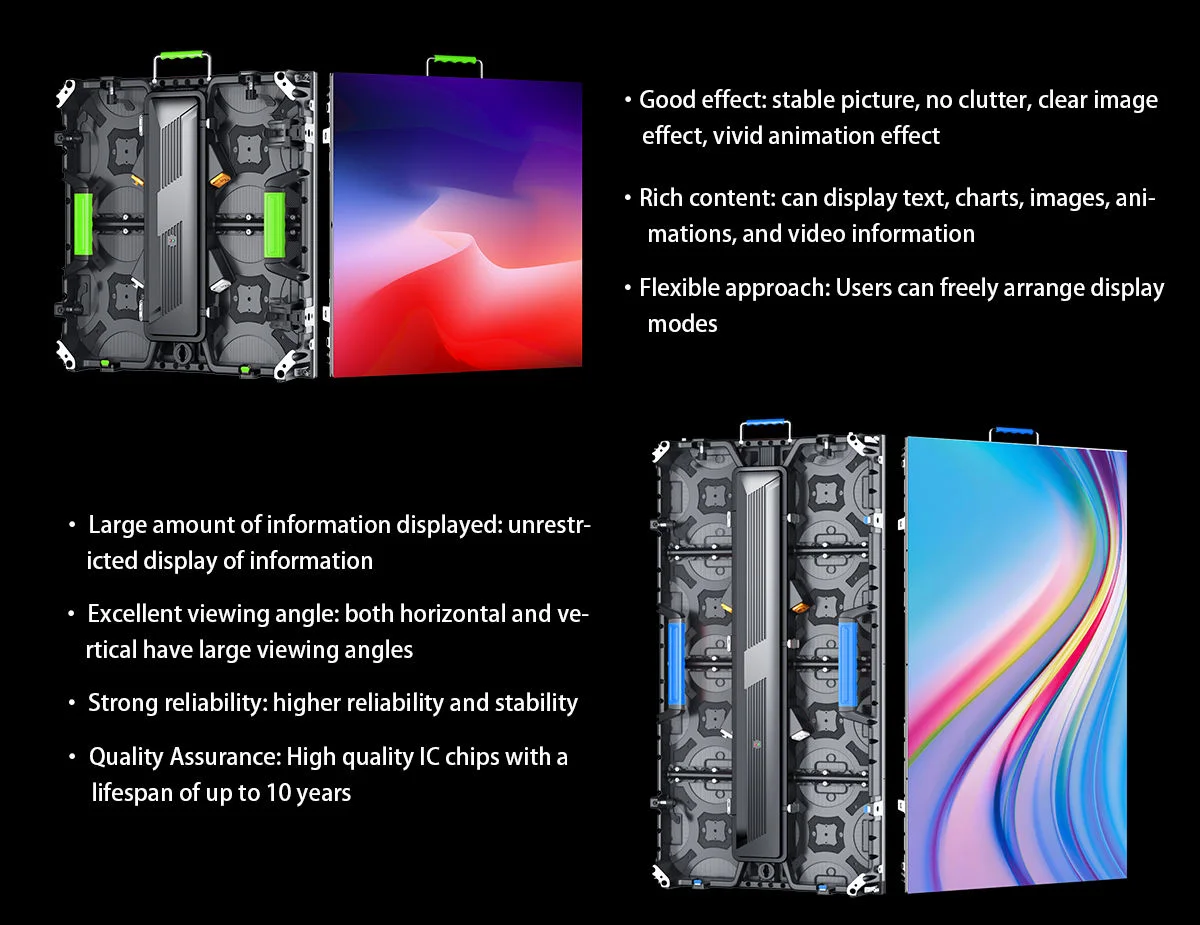 Outdoor Waterproof LED Rental Panel P2.604/P2.976/P3.91/P4.81 for Stage