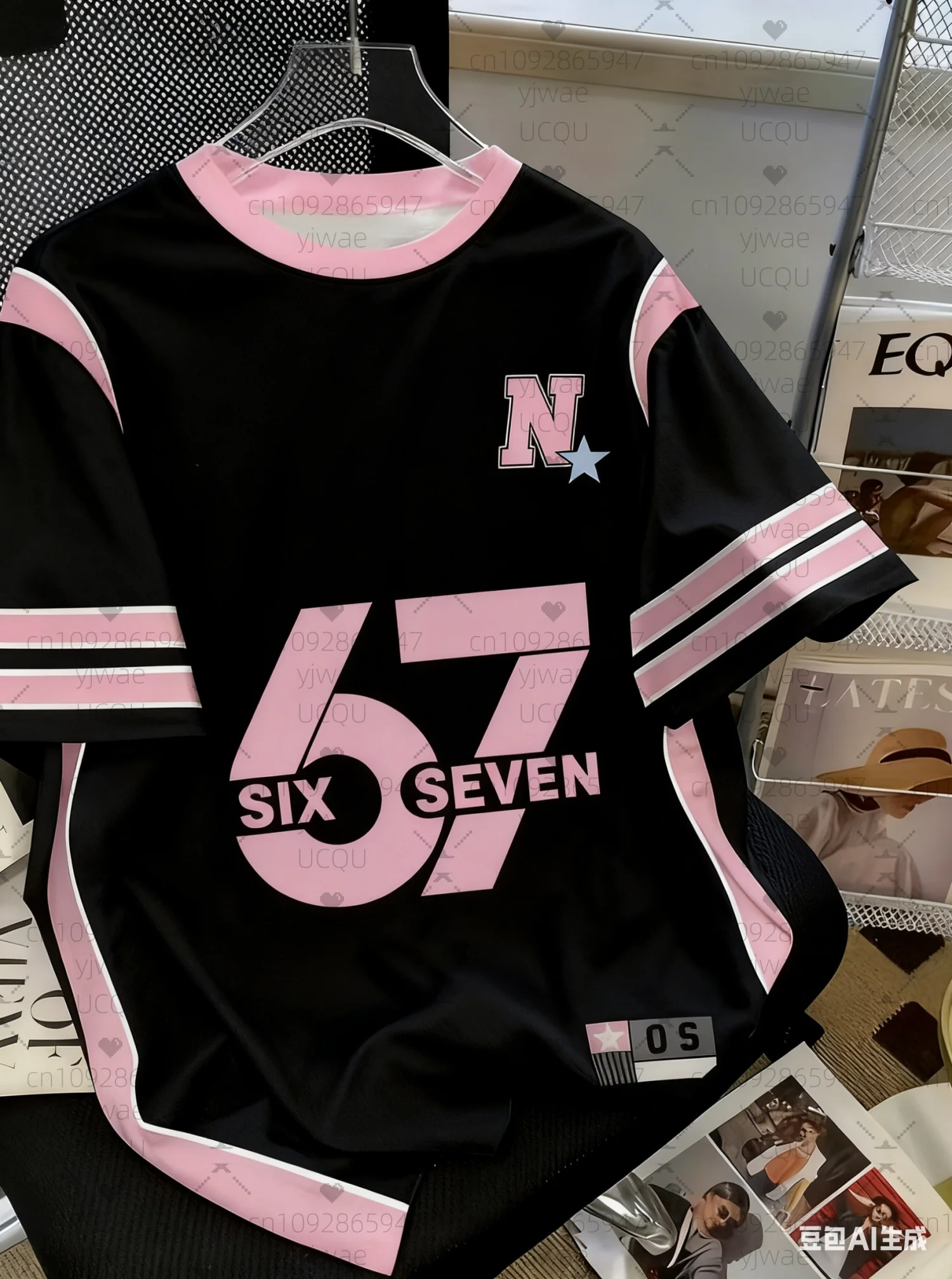 

6 7 SIX SEVEN Men kids Autumn Short Sleeve T-Shirt Men Plus Size Jersey Sportwear Outdoor Round Neck T-Shirt Men Clothing