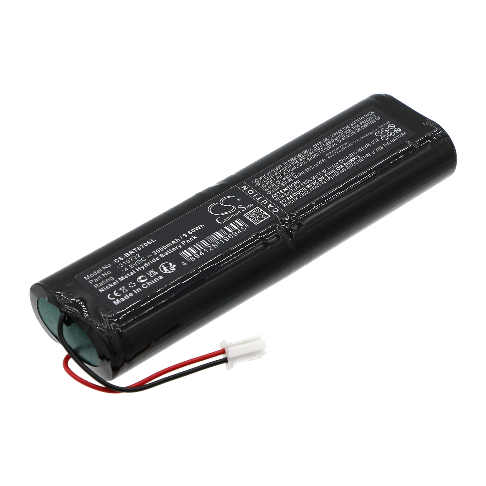 CS Replacement Battery For Bartec Benke 6728-70 Serie C 310722,91506201,04Z14500-2201 2000mAh / 9.6Wh Equipment, Survey, Test