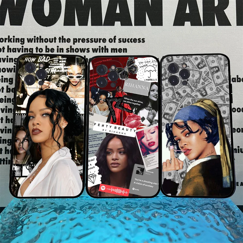 

Work-Girls-R-Rihannas Phone Case Silicone Soft For Iphone 15 14 13 12 11 Pro Mini XS MAX 8 7 6 Plus X XS XR Cover