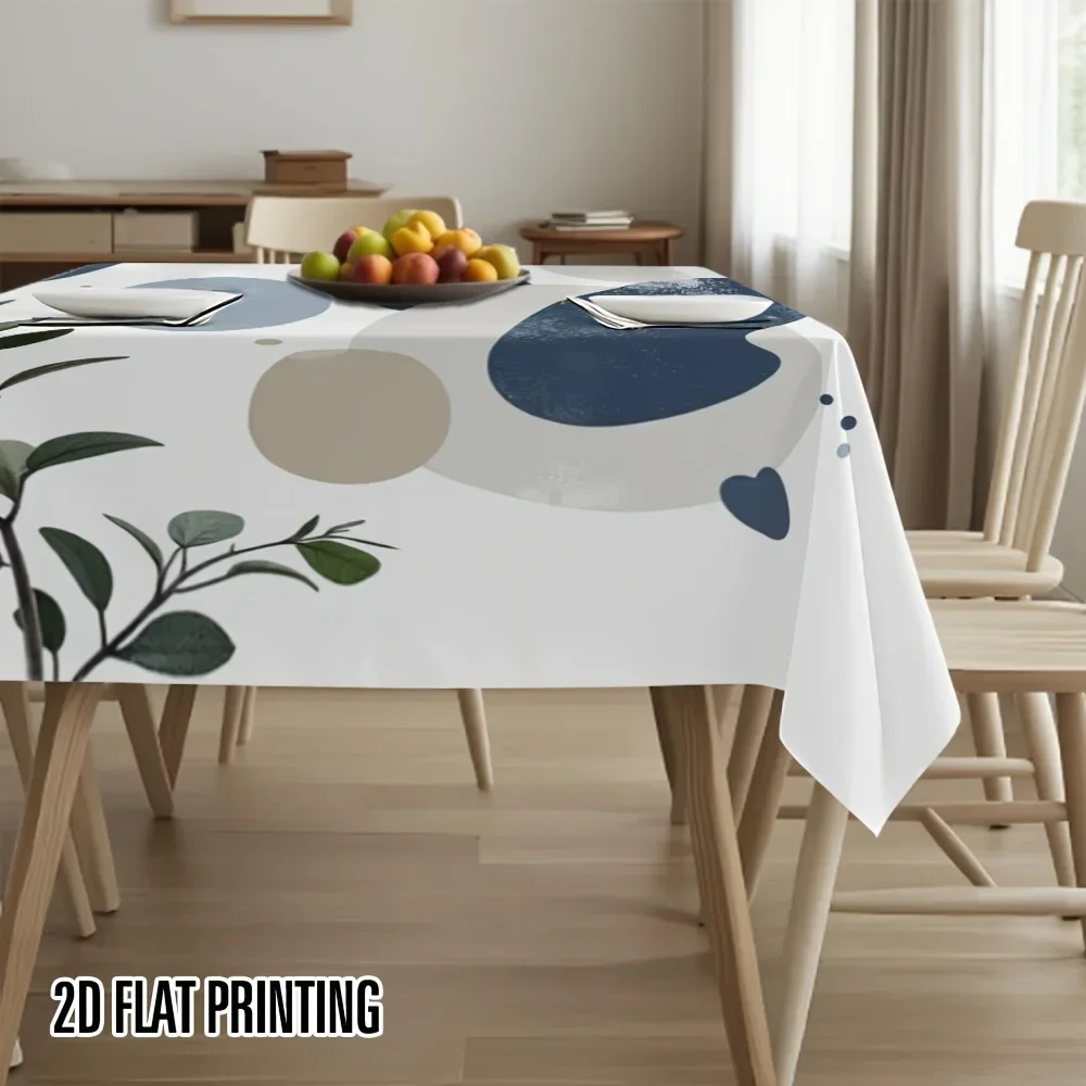 1 piece of minimalist abstract art tablecloth, perfect for dining table, kitchen decoration, and tea ceremony setupxzj