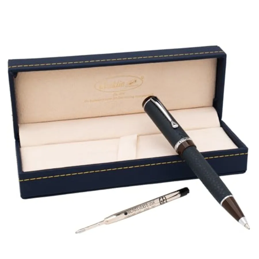 

Ручка-роллер Duragraph Savoy с мраморным эффектом из полимерной смолы + бесплатный дополнительный черный гелевый стержень. Изысканная поворотная ручка. Подарок для мужчин, писателей, профессионалов.