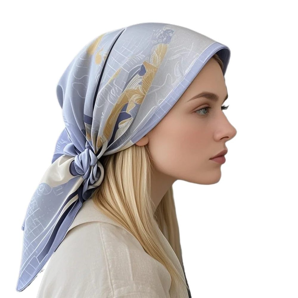 

68 см шарф с принтом королевской лошади, всесезонный шарф из полиэстера для мужчин и женщин, модный и универсальный платок, шаль для защиты шеи