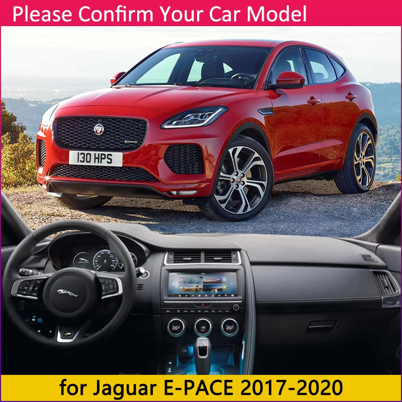 for Jaguar E-PACE 2017 2018 2019 2020 Anti-Slip Mat Dashboard Cover Pad Sunshade Dashmat Protect Carpet Accessories EPACE E PACE