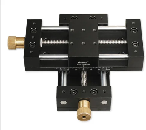 40x70mm Platform X/Y Axis Sliding Table Precision Sliding Table Manual Linear Stage Translation Displacement Platform Station
