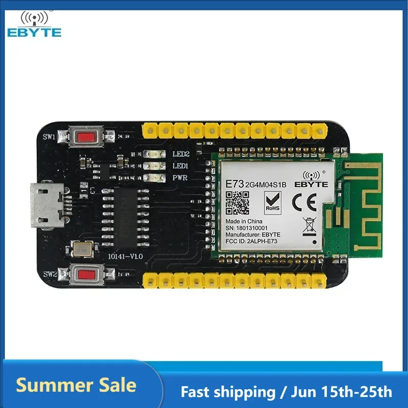 

nRF52832 Test Board MESH networking Bluetooth 5.0 2.4GHz IoT Module E73-TBB EBYTE