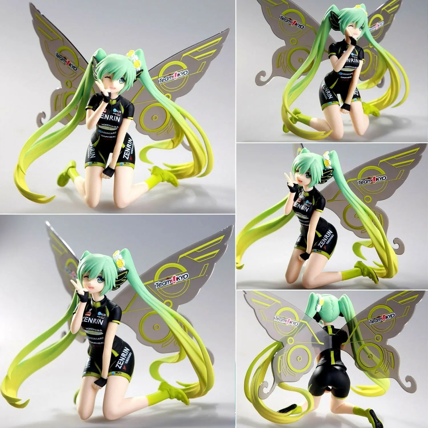 Hatsune Miku Anime-Technologie-Charakter PVC-Actionfigur Modell Spielzeug Schmetterlings-Dekoration Sammlerstück Kindergeschenk
