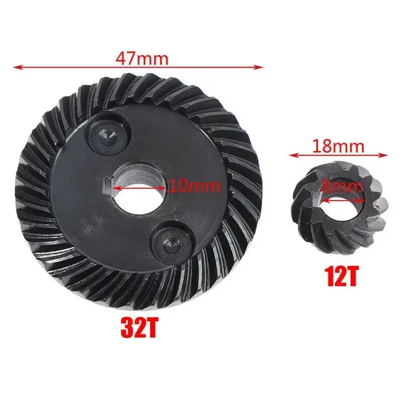 Imagem -04 - Conjunto de Engrenagens Cônicas em Espiral de Metal para Moedor de Ângulo 9523 Máquina de Polimento Peças de Reparo Acessórios de Ferramenta Elétrica Peça