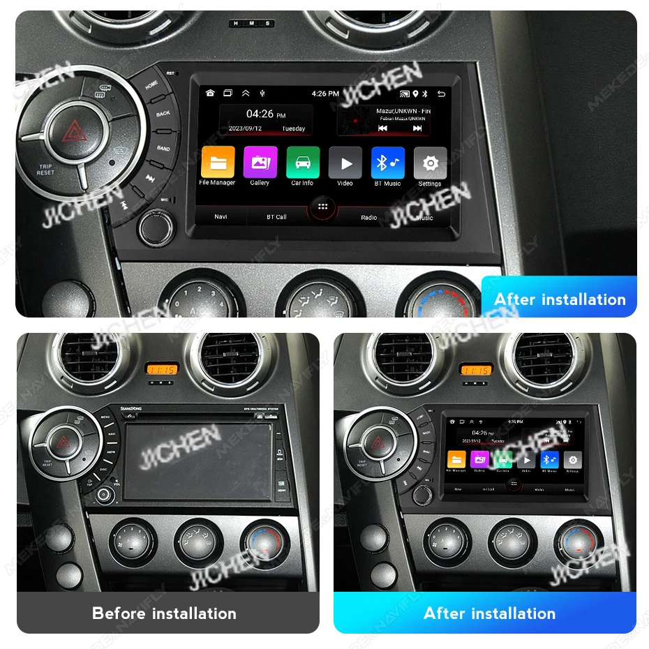 

Для 7-дюймового Ssangyong Actyon Kyron 2005-2011 Для 7-дюймового Ssangyong Actyon Kyron 2005-2011