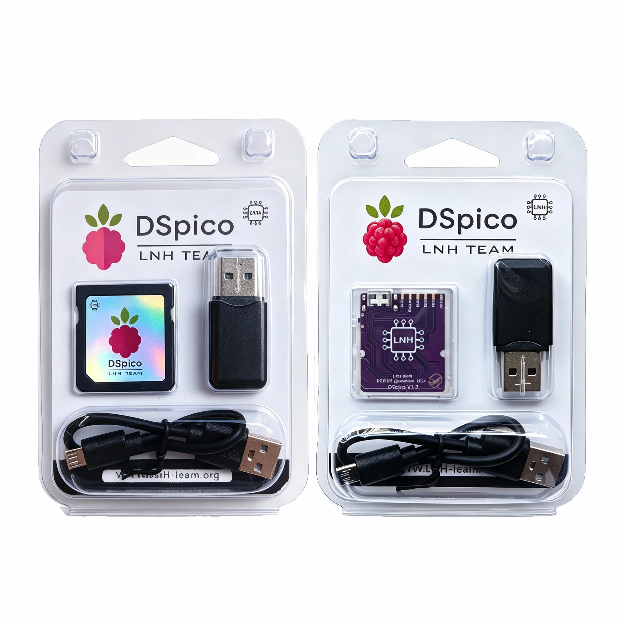 DSpico Open-Source Game Reader Cart Schwarz Klar Weiß Geformtes Gehäuse RP2040 MCU DS Mode Pico Launcher Kompatibel mit NDS NDSL DSi – Detail 1