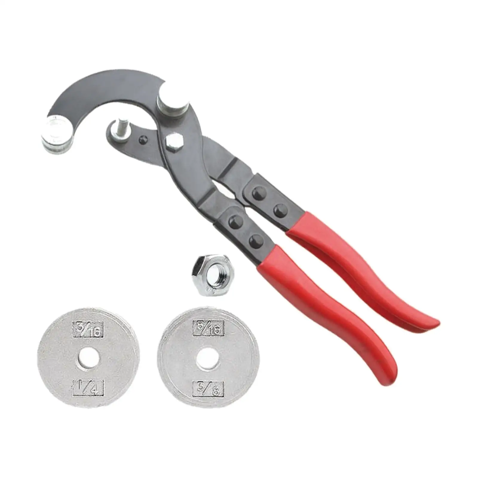 4-in-1 Tube Bending Plier Versatile Manual Tube Bender with Forming Rollers Soft Metal Tubing Bender Lightweight