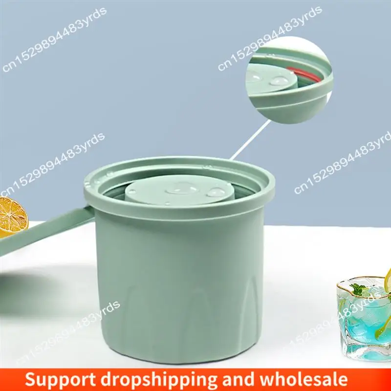 

AA86 Ice Tray Mold For Tumbler Stanley Cup Silicone Cylinder Ice Maker Mold With Lid Kitchen Tool Access