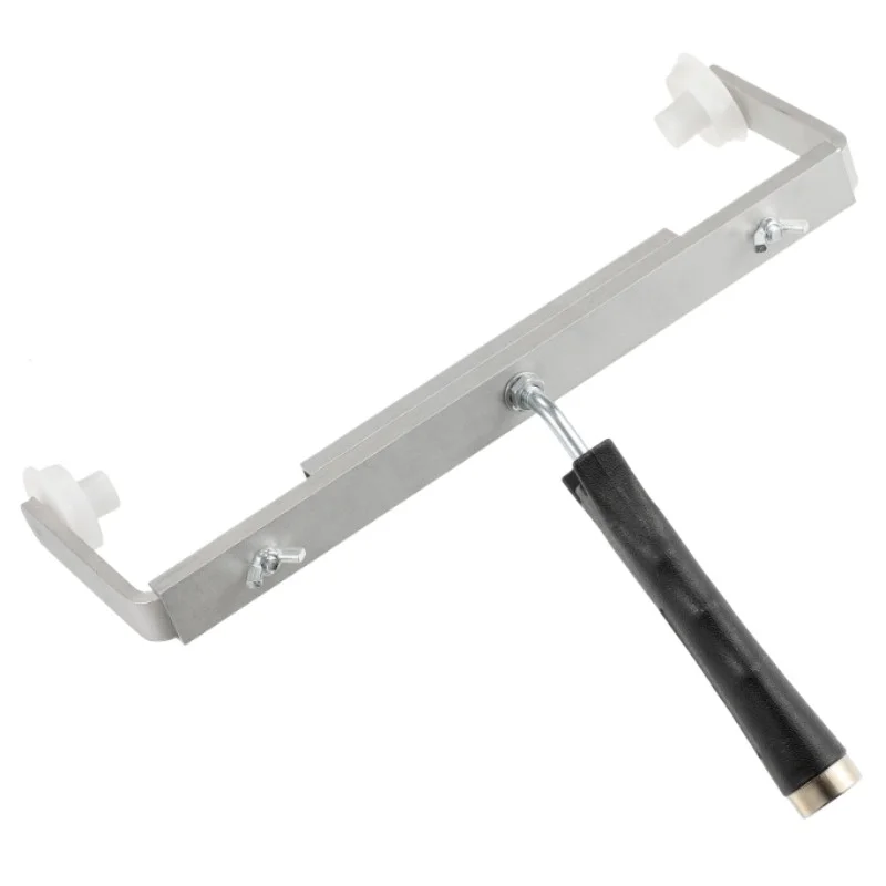 12“-18”Adjustable Aluminum Double Arm Roller Frame Paint Roller Handle Retractable Painting Handle Tools for Wall Decorative