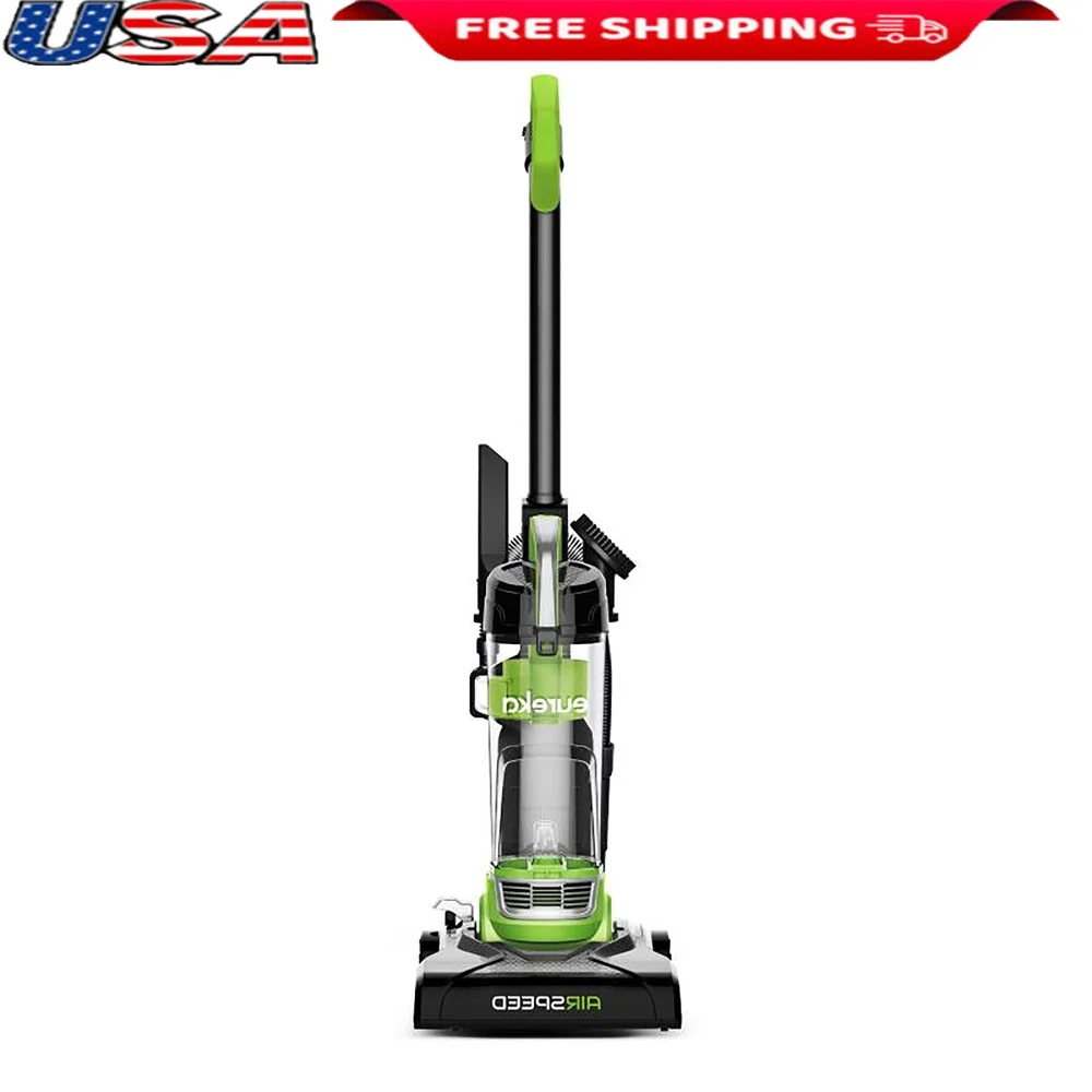

Lightweight Bagless Upright Vacuum Cleaner Easy Empty Dust Cup 10.5in Cleaning Path Corded Electric with Crevice Tool Dusting