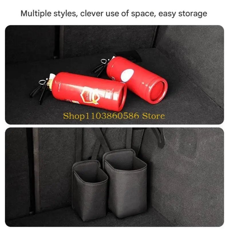 242A Emergency Ready Universal Extinguishers Car Mount Holder Organizers Hanger Offering Simple Mounting Process