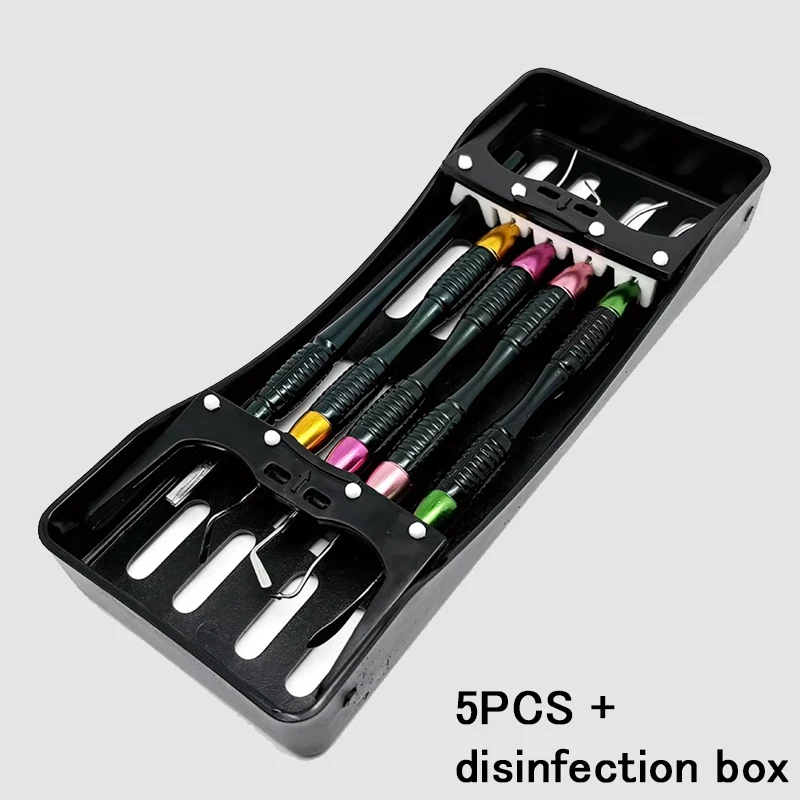 1set Dental Composite Resin Filling Spatula Aesthetic Restoration Resin Filler Restoration Instrument Dentist Double-Head