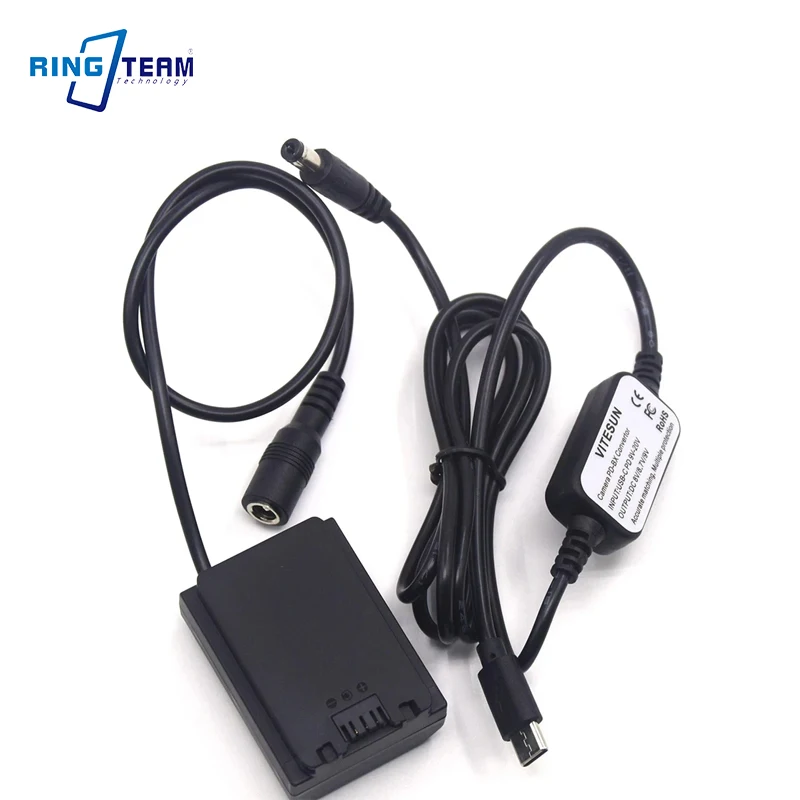 

NP-FZ100 Dummy Battery + USB Type-C PD Power Bank Cable Adapter for Sony A1 A7 A9 A7C A7III A7RIII A7SIII A7RM4 A7RIV A9II A6600