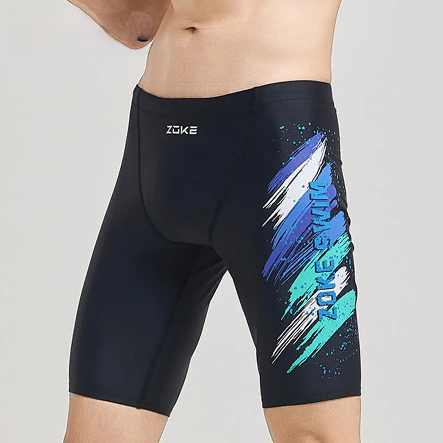 zoke-maillots-de-bain-pour-hommes-shorts-de-natation-professionnels-de-grande-taille-longueur-cinq-quarts-pour-la-natation-et-la-gym