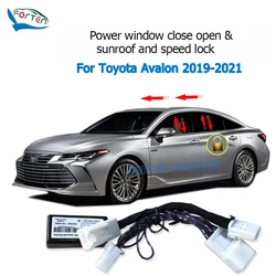 Forten Kingdom OBD Car Auto Window Lift Close Closer Open Close sunroof and Speed lock Kit Module For Toyota Avalon 2019-2021