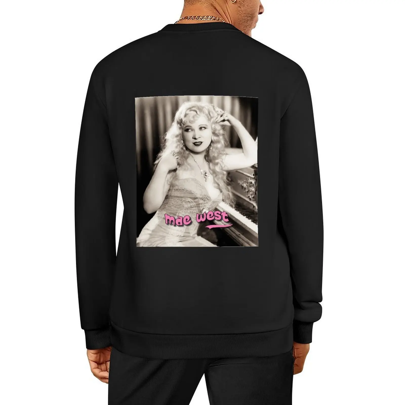 

Mae West Classic Pullover male clothes winter clothes anime clothing mens clothes sports sweatshirt man