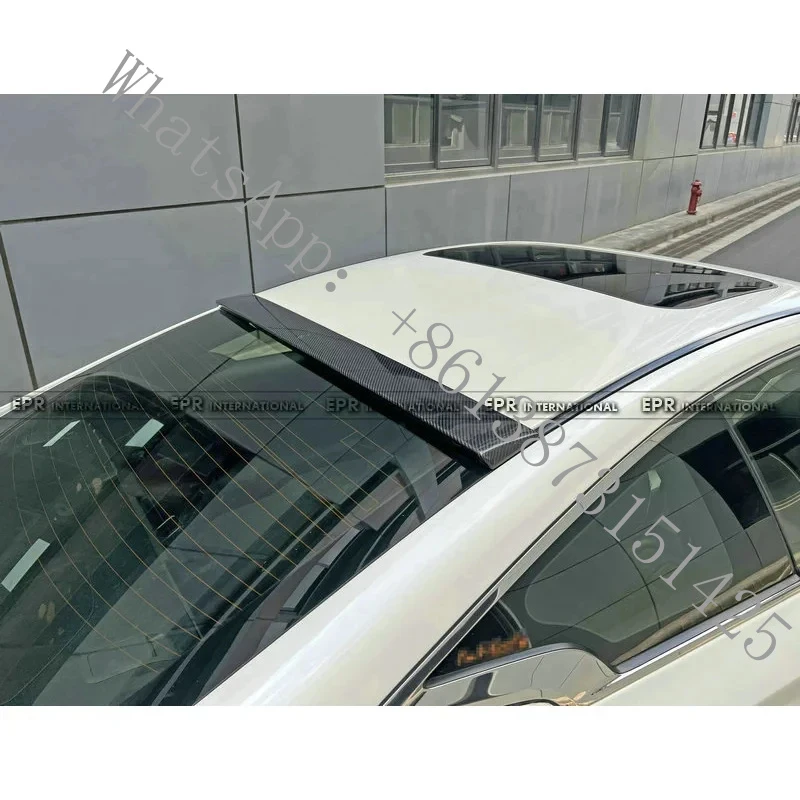 

Подходит для Q60 2025: Спойлер-дефлектор на заднее стекло из карбона в форме плавника акулы