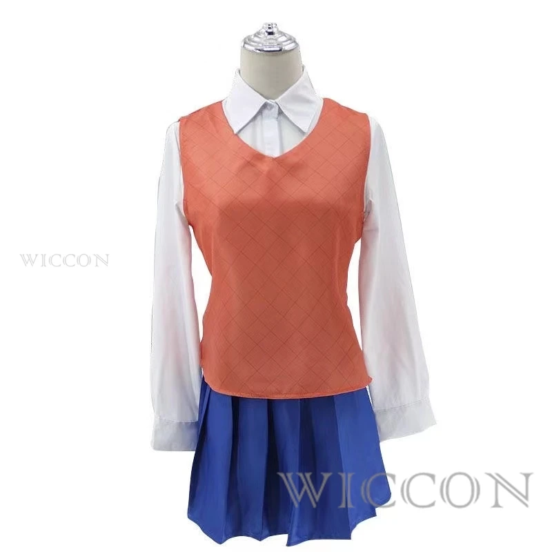 Anime Doki Doki Literatur Club Monika Cosplay Kostüme Sayori Yuri Natsuki Halloween Kostüme für Frauen Kleid Vestido Kleidung