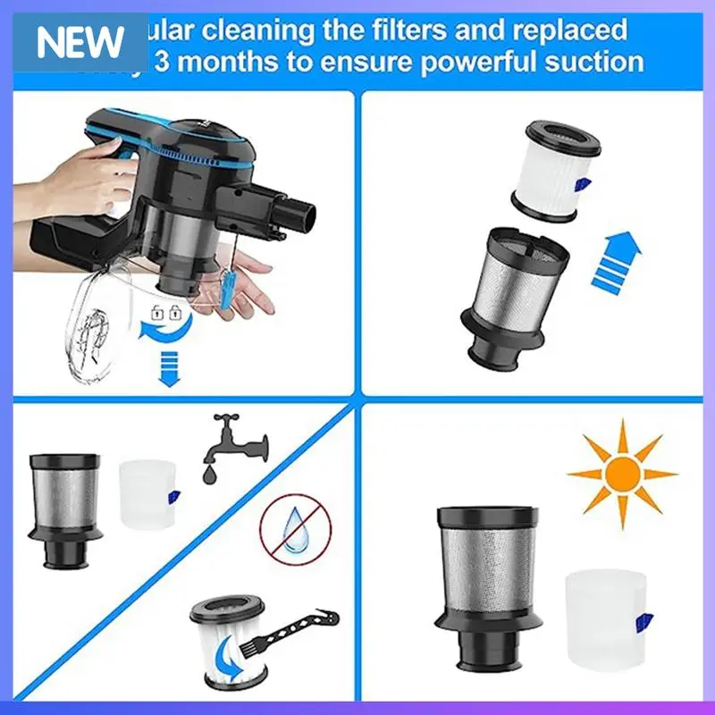 A60P adecuado para INSE S6T/S6P Pro/N5S accesorios para aspiradoras elementos filtrantes filtro piezas de repuesto