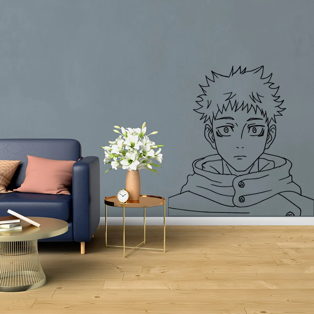 Creative Jujutsu Kaisen Sticker Waterproof Vinyl Wallpaper Home Decor For Kids Rooms Decoration Decoration Accessories