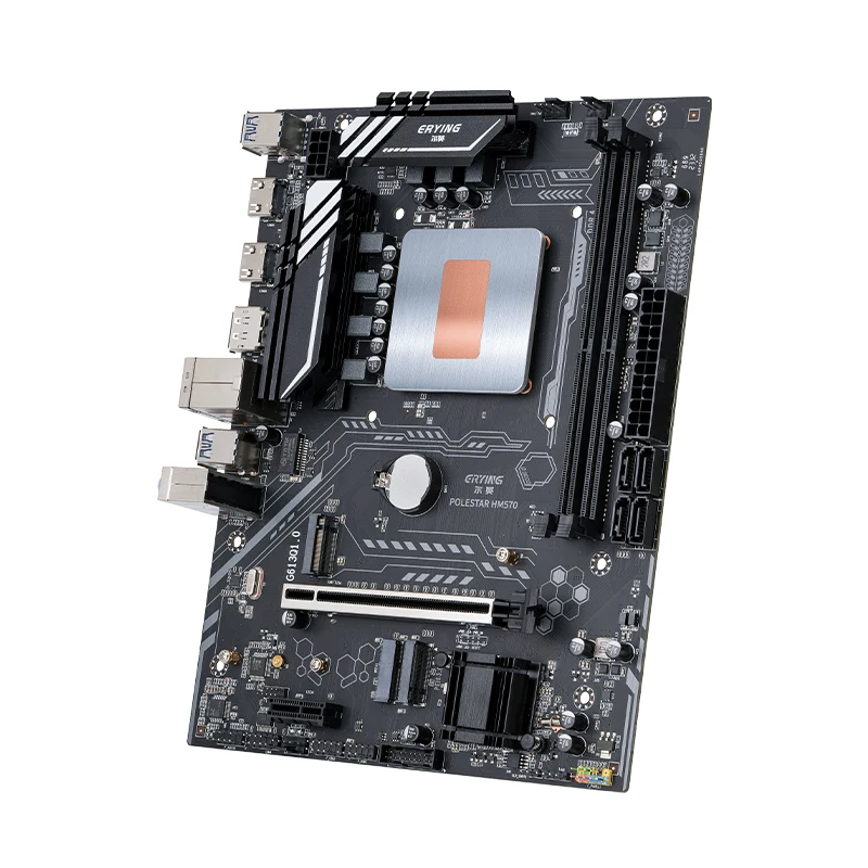 ERYING DIY Desktop Motherboard with Onboard 11th Core CPU 0000 ES 1.8GHz-4.5GHz 6C12T 18MB Cache(Refer To i7 11600H) Gaming PC