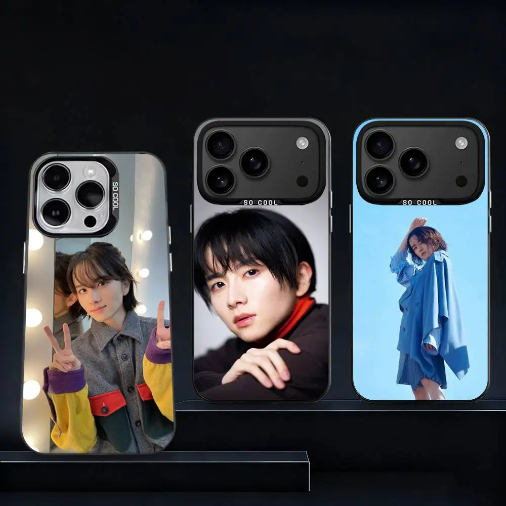 R-Rihito I-Itagaki Actor(1) Funda de teléfono para iPhone 17,16,15,14,13,12,11,Pro,XS,Max,Plus,Mini,SE4,E Funda negra mate a prueba de golpes