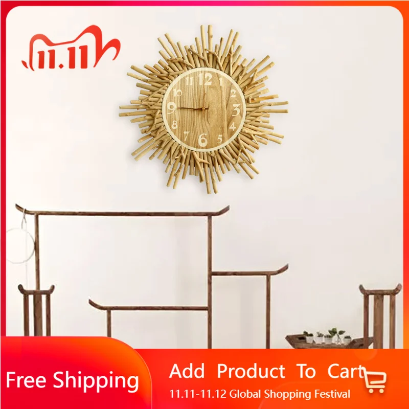 

Restaurant Nordic Wall Clocks Living Room Digital Luxury Interior Bedrooms Wall Watch Design Creative Reloj Room Decorations