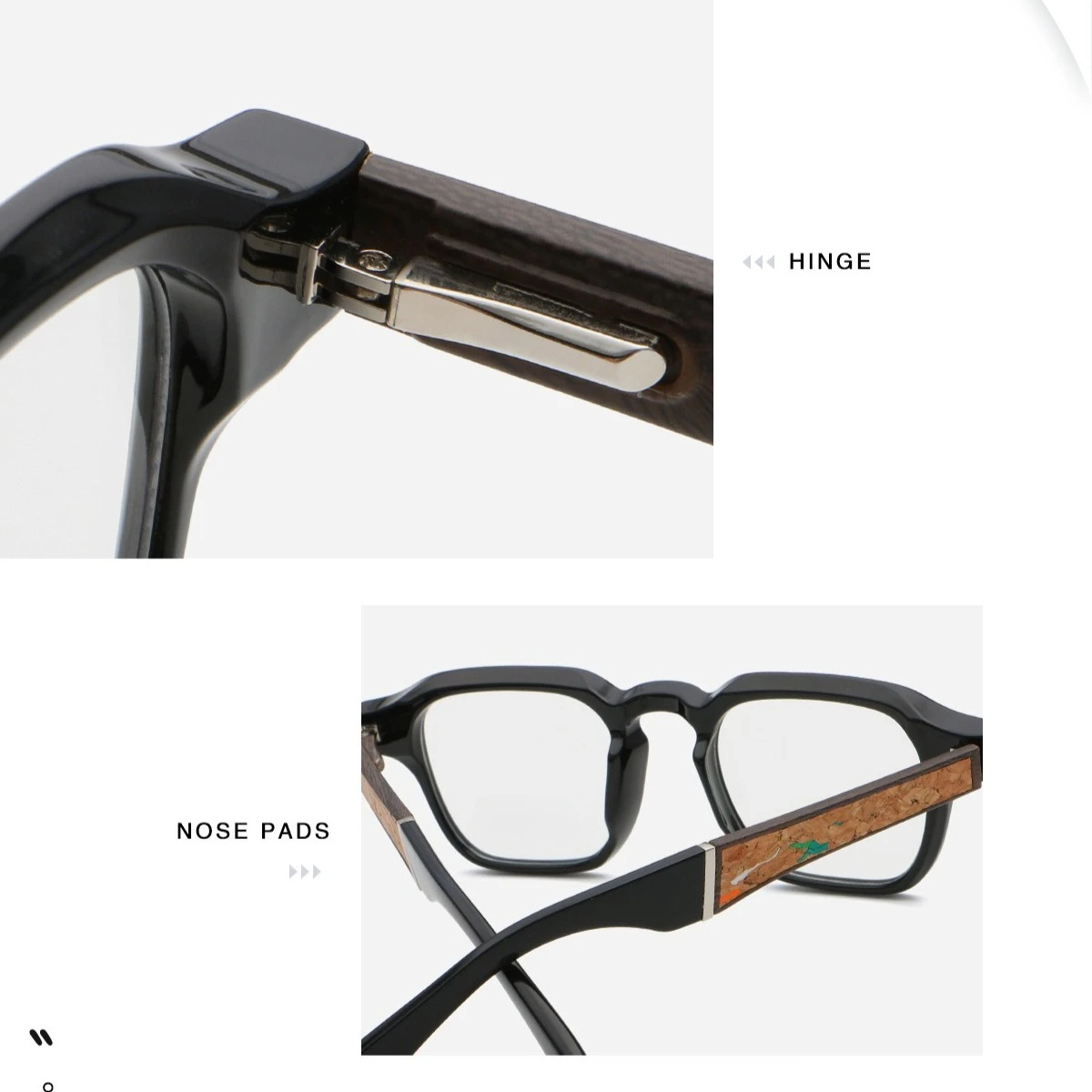 Custom Prescription Glasses Progressive Multifocal Glasses Women Men Square Photochromic Grey Brown Colors Available Now