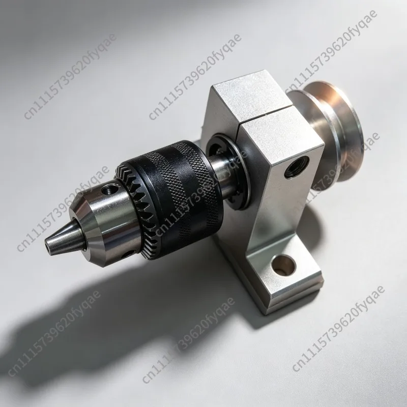 Mini Unpowered Spindle Assembly, Lathe Bench Drill Spindle Accessory for DIY Woodworking Grinding & Drilling Machine