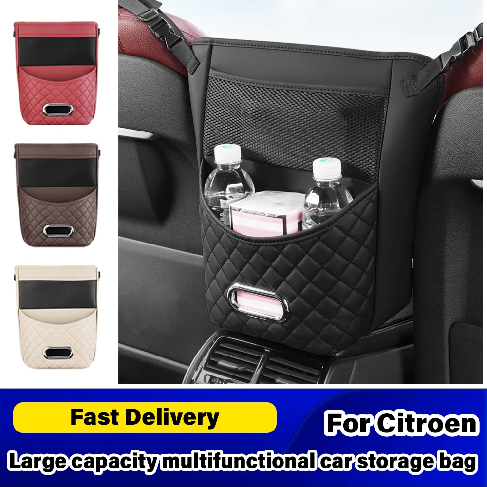 

Multifunctional Car Central Control Between Seats Tissue Box Organizer For Citroen Picasso Berlingo C3 Carcasa Xsara Accessories