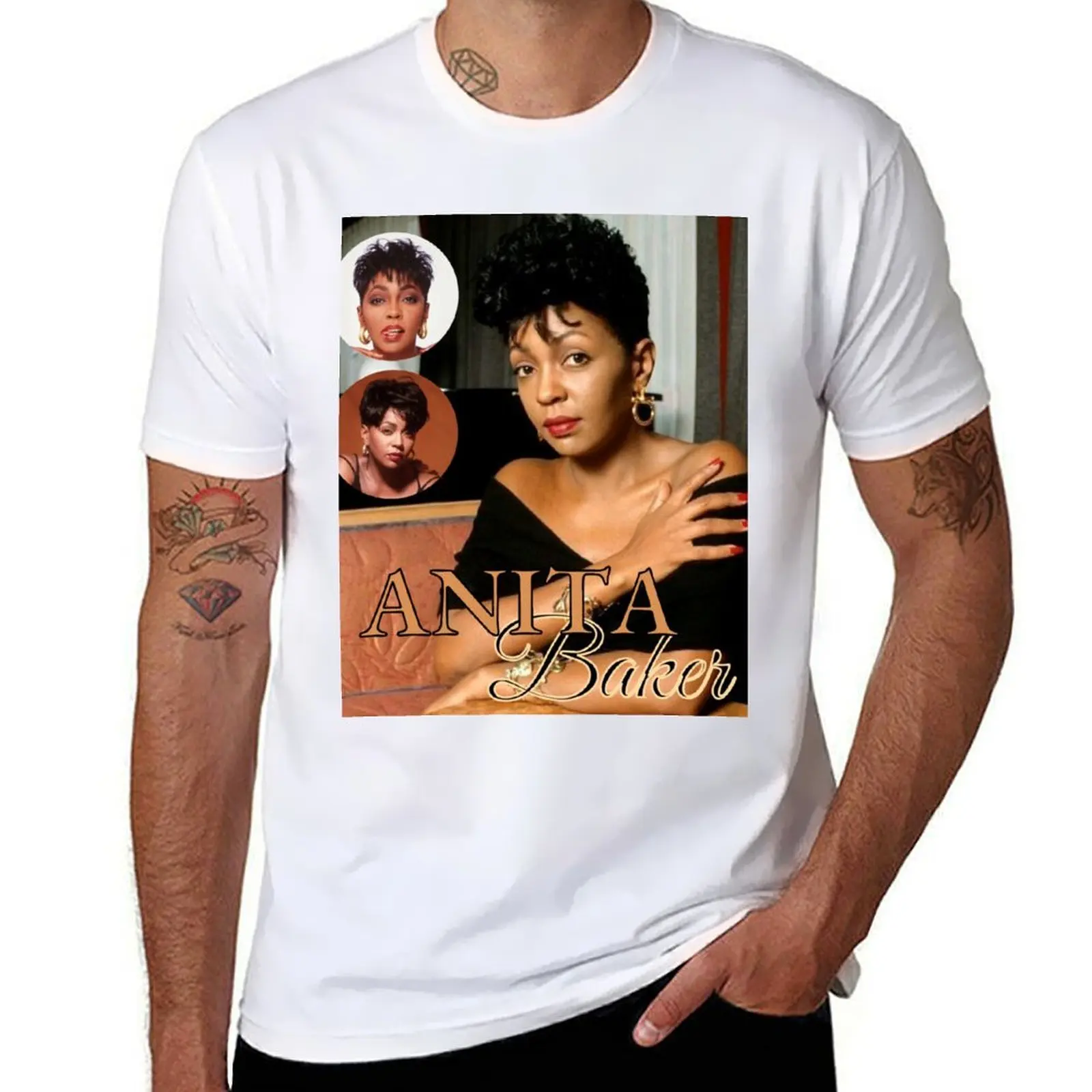

Anita Baker T-Shirt man t shirt cotton high quality man t shirt heavy cotton T-Shirt