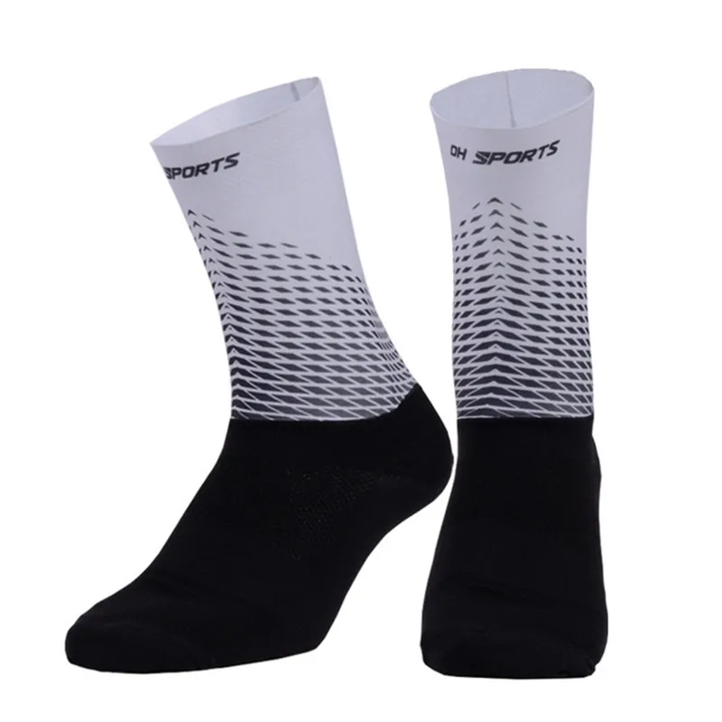 Anti-Slip Cycling Socks Unisex Competitive Road Bicycle Socks Compression Outdoor Sports Socks For Running Hiking Biking Travel