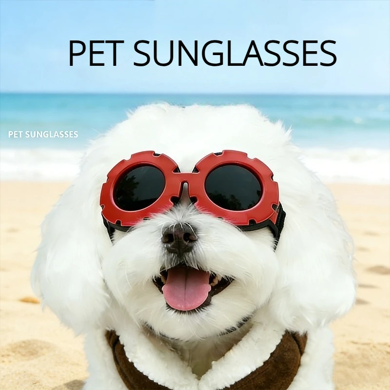 New Protective Goggles Wind Sand Resistant Puppy Sunglasses Outdoor Walking Durable All-Match Pet Eyewear Accessory