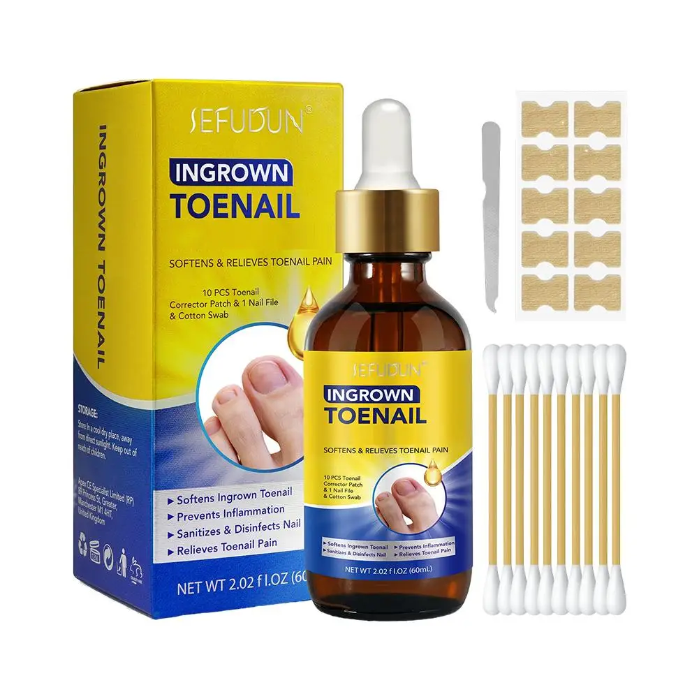 مجموعة ملصقات تصحيح الأظافر المقاومة للماء لتصحيح أظافر القدم الغارزة، علاج الداحس، استعادة العناية بالأظافر #2