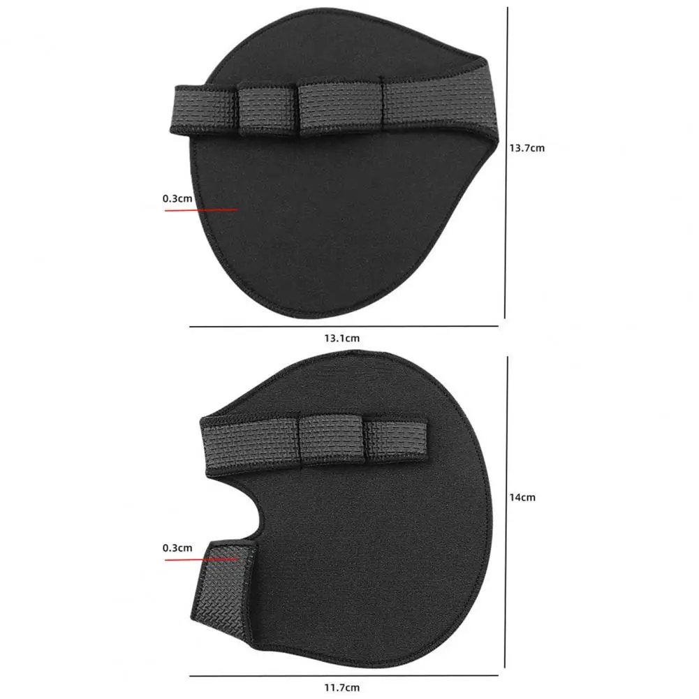 

1Pair 4-Finger Fitness Grips Pad Hand Cocoon Prevention Non-slip Gym Gloves Weightlifting Powerlifting Lifting Pull-up Protector