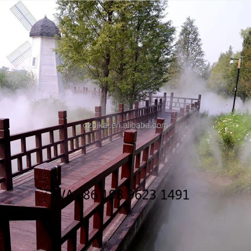 Cold Fog Fountain Artificial Mist Cooling Humidification Dust Removal Park Garden Landscape Outdoor Ornament Decoration